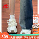 KAPPA卡帕女鞋老爹鞋女2025新款秋季百搭運動(dòng)鞋子厚底小白鞋休閑鞋子女 經(jīng)典白【四季款】腳胖拍大一碼 36