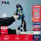 FILA斐樂(lè )兒童童鞋跑步鞋2025年冬季新款男女童小童兒童復古跑鞋 黑/斐樂(lè )白-BP 31