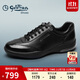 金利來(lái)（Goldlion）男鞋男士休閑鞋時(shí)尚柔軟皮鞋耐磨休閑鞋56713007601B黑色40