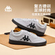 KAPPA卡帕男鞋板鞋男2025秋季新款休閑鞋軟底輕便德訓鞋潮流百搭小白鞋 冷灰色/黑色 42