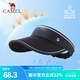 駱駝（CAMEL）駱駝小蛋卷空頂帽新款夏季UPF50+高倍防曬帽全方位遮陽(yáng)帽 575BAPY002-黑色 均碼
