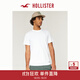 HOLLISTER經(jīng)典小海鷗圖案25夏情侶棉質(zhì)基礎T恤男裝女裝324-5149 白色 L (180/108A)