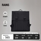 Rains雙肩包男大容量電腦包女戶(hù)外通勤背包MSN Bag /13300 黑色 One Size
