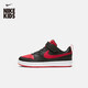 耐克（NIKE）酷菠蘿幼童平底運動(dòng)鞋魔術(shù)貼冬男女童板鞋NIKE COURT BQ5451