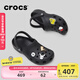 卡駱馳crocs檀健次同款經(jīng)典洞洞鞋輕便百搭男沙灘鞋包頭拖鞋10001 黑色-001 43 (270mm)