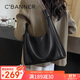 千百度（C.BANNER）牛皮包包女包單肩托特包腋下包時(shí)尚大包生日禮物高級感送女友老婆