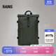 Rains潮流卷頂包大容量通勤背包雙肩包男女戶(hù)外運動(dòng)包/14590【優(yōu)惠價(jià)】 綠色