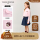 Teenie Weenie Kids小熊童裝25新冬男女童寶發(fā)熱半高領(lǐng)純色打底衫 淺粉色 100 cm