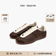 FOOT INDUSTRY 足下工業(yè)「品牌經(jīng)典」芭蕾德訓(xùn)鞋女款無內(nèi)里系列舒適休閑透氣 棕色/古白 37