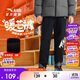 安踏兒童長(cháng)褲男女童25冬舒適加絨保暖針織運動(dòng)長(cháng)褲A72546705