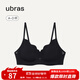 ubras【清倉特惠】軟支撐透氣花瓣杯聚攏防外擴無(wú)痕文胸罩內衣女 【涼感花瓣杯背勾】黑色 S 背心70A/B/C 背勾70A/B