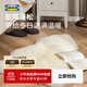 宜家（IKEA）ULLERSLEV烏拉斯拉羊皮地毯腳墊毛毯柔軟坐墊飄窗墊高級 淡灰色