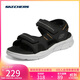斯凱奇（Skechers）涼鞋男士秋季厚底休閑鞋軟底外穿運動(dòng)涼拖鞋237286