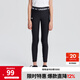 安德瑪（Under Armour）兒童褲子女童打底褲女大童專業(yè)運(yùn)動(dòng)緊身褲訓(xùn)練長(zhǎng)褲速干褲1373954 黑色 140