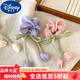 迪士尼（Disney）韓系兒童發(fā)圈郁金香花朵大腸女童高級感氣質(zhì)飄帶頭繩甜美女孩發(fā)飾 熱售紫色+粉色【實(shí)惠2件裝】