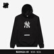 UNDEFEATED X YANKEES 聯(lián)名款新品潮流美式休閑經(jīng)典潮酷連帽衛衣 黑色 L