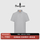 比音勒芬【冰爽T冷感科技】夏季新款男士商務(wù)休閑冰感親膚翻領(lǐng)短袖polo衫 19淺灰色 L （105）