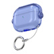 繹鎧適用蘋(píng)果airpodsPro3透明保護套airpodspro2鎖扣開(kāi)關(guān)保護殼pro耳機殼3代保護殼airpoods4軟殼防摔 透藍 蘋(píng)果 Airpods Pro 3