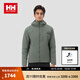 海麗漢森h(huán)h冬情侶款Collection M戶(hù)外休閑輕薄舒適P棉金標棉服 卡其色-男 L