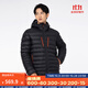 迪卡儂（DECATHLON）男女羽絨服內膽加厚連帽保暖常規款外套面包服輕薄羽絨服TREK500 男款-黑色 L