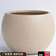 LZJV鎂泥特大號花盆奶油風(fēng)半圓輕奢感花盆大號黑金剛橡皮樹(shù)百合竹家 米色多點(diǎn) 43*43*32 (外徑*高)