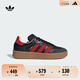 adidas「T頭鞋」SAMBA XLG板鞋德訓鞋面包鞋男女阿迪達斯三葉草 一號黑/淺猩紅/碳黑 41