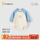童泰（TONGTAI）嬰兒包屁春秋男女寶寶衣服兒童連體哈衣TS41Q089-DS藍色73cm
