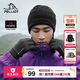 伯希和（Pelliot）戶(hù)外防風(fēng)登山帽子冬季男抓絨防寒面罩保暖圍脖女冷帽黑105434005