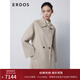 ERDOS 商務(wù)休閑百搭女雙面毛呢大衣外套 錫器灰 L 165/88A
