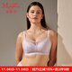 曼妮芬無(wú)鋼圈大杯文胸薄款女士大胸顯小內衣 紫色 85E