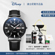 迪士尼（Disney）手表男青少年高中生學(xué)生初中防水中考考試專(zhuān)用男士表機械 皮帶-米奇黑