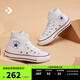 匡威（Converse）官方 All Star兒童魔術(shù)貼經(jīng)典高幫帆布鞋372884C 372884C 35碼