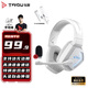 鈦度（Taidu）【全網(wǎng)熱銷(xiāo)】T01 2.4G無(wú)線(xiàn)藍牙游戲耳機 頭戴式四模耳機 臺式電腦 吃雞三角洲行動(dòng) 發(fā)光版白色