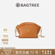 BAGTREE包包樹元寶包新款植鞣牛皮輕奢品牌單肩餃子斜挎手機(jī)包生日禮物 焦糖色【bag tree女包】 高級(jí)小眾生日禮物女