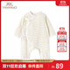 英氏（YEEHOO）新生兒衣服嬰兒衣服嬰兒連體衣0-3個(gè)月連體衣嬰兒服