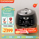 福庫（CUCKOO）電飯煲韓國原裝進(jìn)口黑晶鉆家用電飯鍋IH加熱智能中韓雙語(yǔ)音不粘內膽高壓力多功能飯煲 AH1080FD 5L