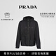 PRADA/普拉達【禮物】男士徽標飾Re-Nylon夾克外套 黑色 48