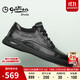 金利來(lái)（Goldlion）男鞋男士休閑鞋時(shí)尚舒適耐磨休閑皮鞋50623011401A黑色-43碼