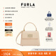 芙拉（FURLA）【同價(jià)11.11】【明星同款】1927牛皮迷你女士手提包單肩斜挎包 裸色 MINI