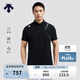 DESCENTE迪桑特TRAINING系列綜訓訓練運動(dòng)健身男士短袖POLO衫 BK-黑色 L (175/96A)