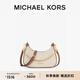 MICHAEL KORS邁克高仕 MK Cora 女士中號鏈條單肩包 香草白/橡果棕 150 中號