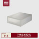 無(wú)印良品（MUJI）聚丙烯雜物箱/抽屜式/小 無(wú)色收納箱儲物箱內衣雜物玩具整理箱