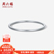 周六福  鉑金手鐲女款PT950古法精致簡(jiǎn)約素圈閉口手飾送女友 22g 60mm