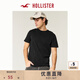 HOLLISTER經(jīng)典小海鷗圖案25夏情侶棉質(zhì)基礎(chǔ)T恤男裝女裝324-5149 黑色 S (175/92A)