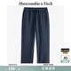Abercrombie & Fitch男裝24春秋款美式復(fù)古時尚小麋鹿抓絨運動衛(wèi)褲長褲KI134-4100 藏青色 L (180/86A)尺碼偏大，建議小一碼