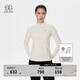 KOLON SPORT/可隆半拉鏈長(cháng)袖T恤 女子戶(hù)外登山S-FUNCTIONAL吸濕速干內搭 LKZT5SN064-CR 淡鵝黃 XL 175/96A