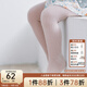 OAK FAMILY新品女寶寶長(cháng)款棉襪提花打底褲連腳襪0-3歲兒童襪 藕粉 1條 1-3歲