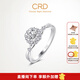 CRD克徠帝【門(mén)店同款】花嫁鉑鉆系列 花蔓鉆石戒指 【臻選】19分D-E色SI