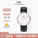 丹尼爾惠靈頓（DanielWellington）DW手表男士簡(jiǎn)約皮帶腕表超薄石英表歐美表父親七夕禮物DW00100020
