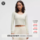lululemon丨Rulu 女士長(zhǎng)袖亨利衫 LW3IUSS 骨白 M